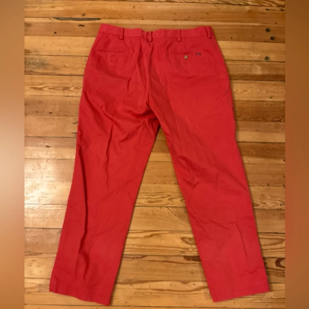 Polo Ralph Lauren Mens 36x30 Stretch Classic Fit Red Chinos - Picture 2 of 4